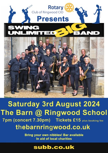 Rotary Club of Ringwood presents Swing Unlimited Big Band